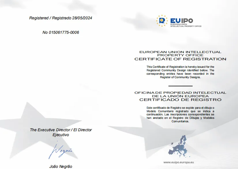 EUIPO certificate of registration
