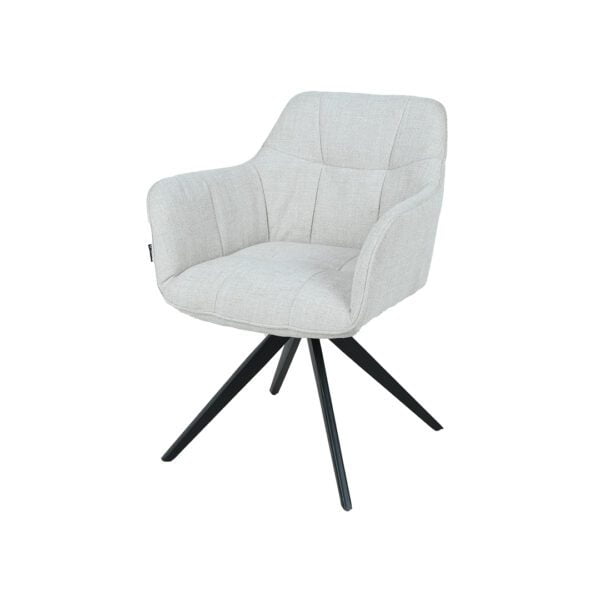 WADE Swivel Dining Chair With Arms