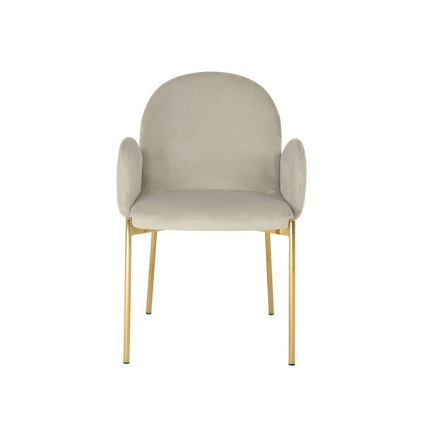 gold leg dining chair