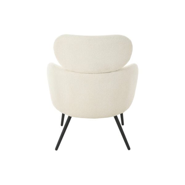 JUDE White Lounge Chair - Image 5