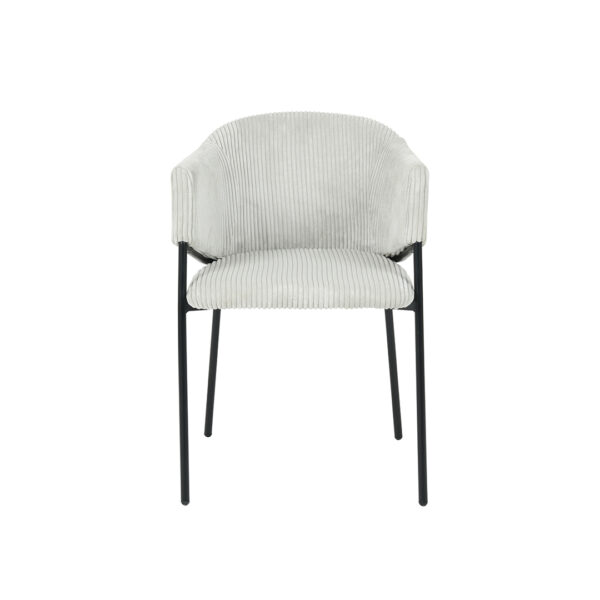 light grey armchair