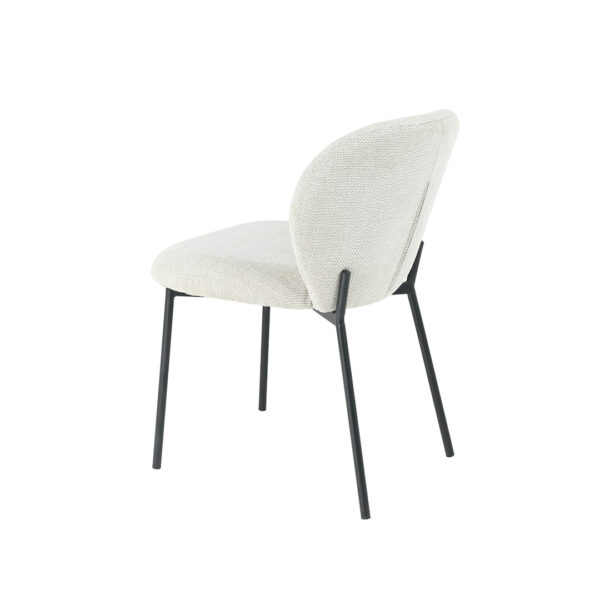 boucle dining chair